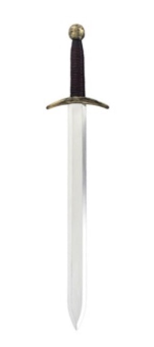 SWORD WITH LEATHER LOOK HANDLE 87CM